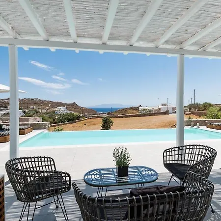 别墅 Dioni Mykonos 帕瑞加